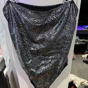 Blackmilk Leopard Print One Piece Swimsuit NWT